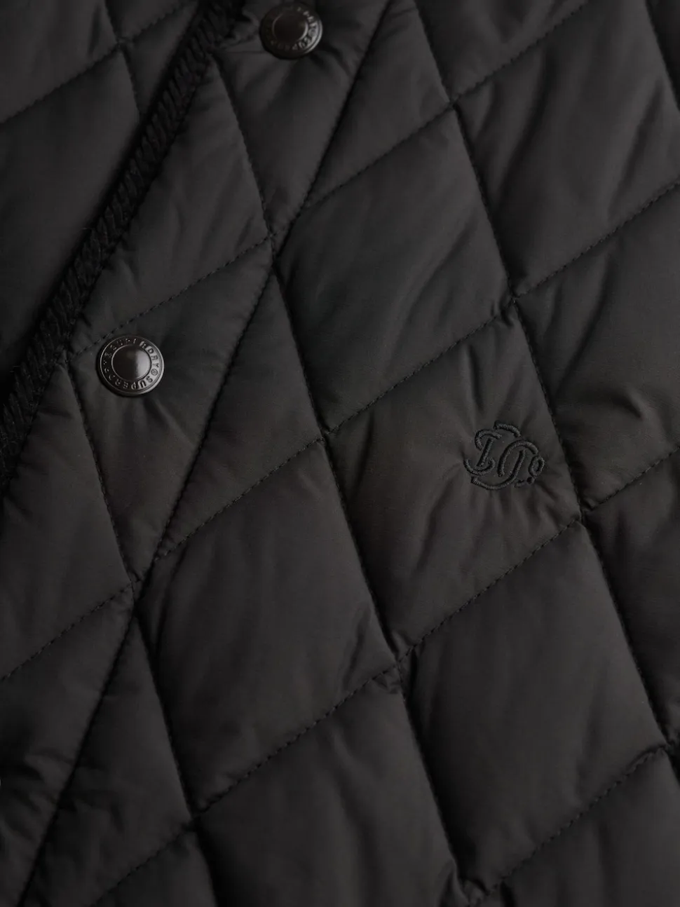 Superdry Black Quilted Estate Gilet