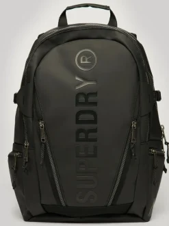 Superdry Black Tarp Rucksack