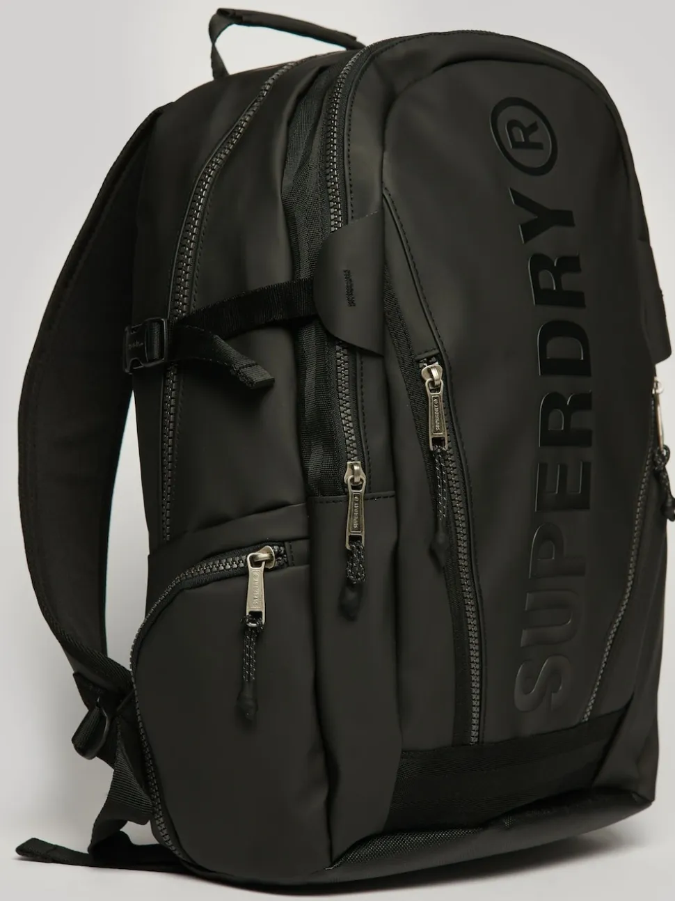 Superdry Black Tarp Rucksack