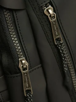 Superdry Black Tarp Rucksack