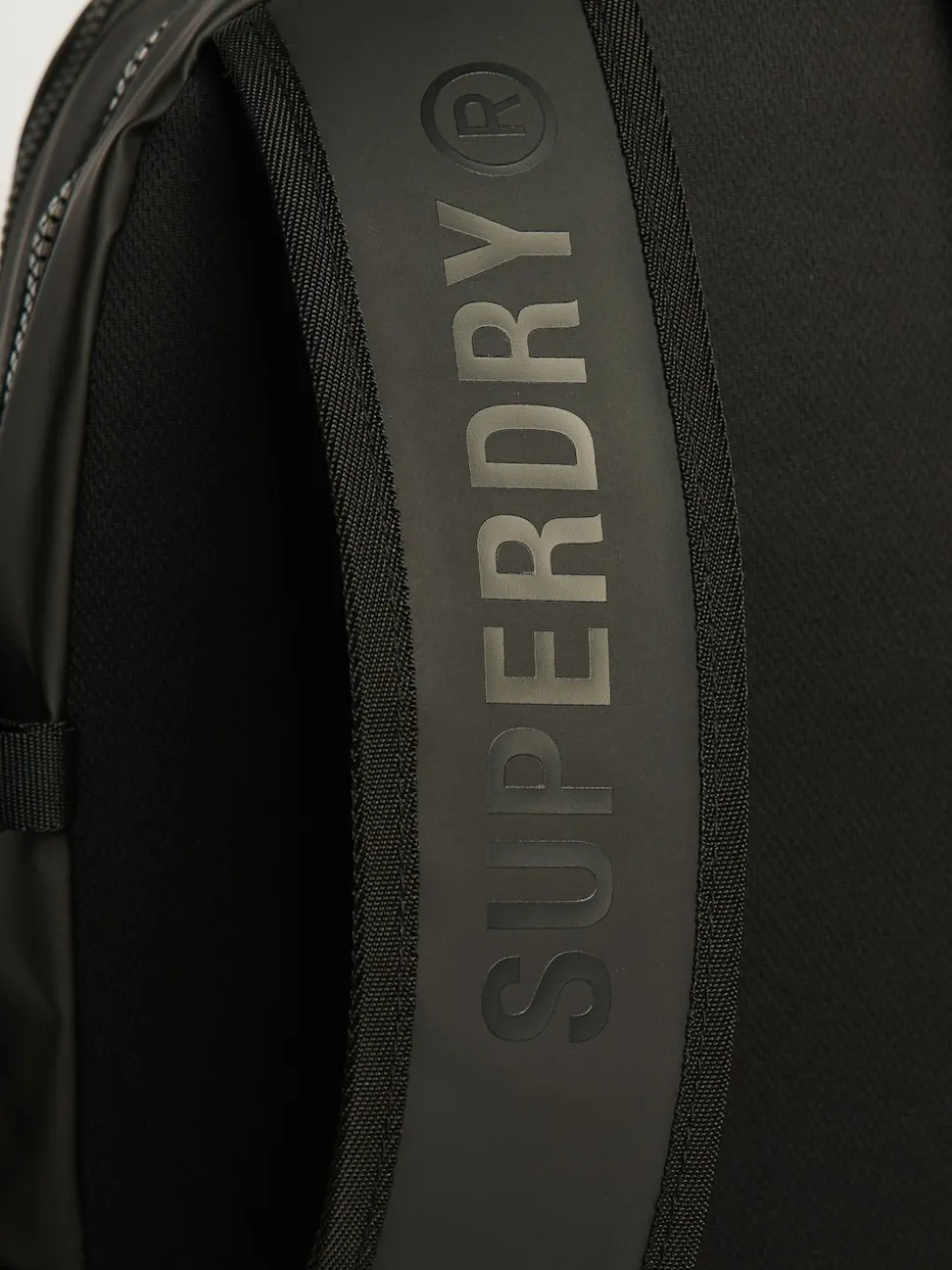 Superdry Black Tarp Rucksack