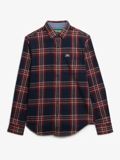 Superdry Blue Long Sleeve Cotton Lumberjack Shirt