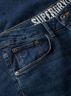 Superdry Blue Vintage Slim Straight Jeans