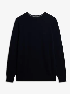 Superdry Blue Wool Blend Jumper