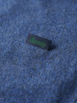 Superdry Bright Blue Marl Essential Short Sleeve Embroidered T-Shirt