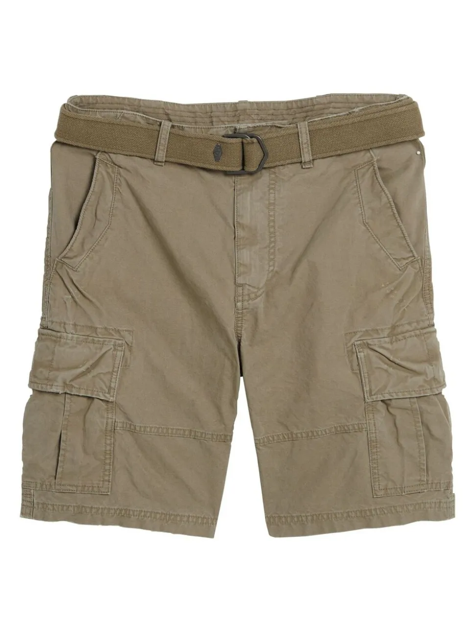 Superdry Brown Chrome Heavy Cargo 100% Cotton Shorts
