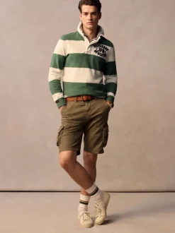 Superdry Brown Core Cargo Relaxed Fit Shorts