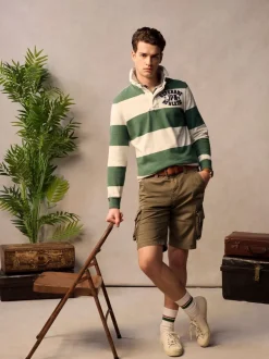 Superdry Brown Core Cargo Relaxed Fit Shorts