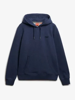 Superdry Chambray Blue Essential Logo Hoodie