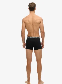 Superdry Chrome Black Boxers Triple Pack