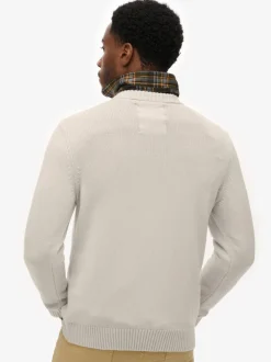 Superdry Cream Cotton Jumper