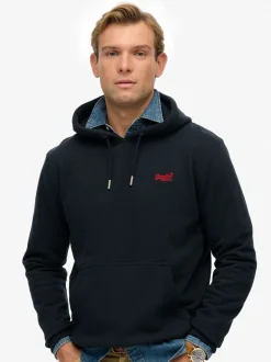 Superdry Eclipse Navy Essential Logo Hoodie