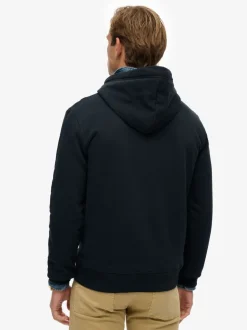 Superdry Eclipse Navy Essential Logo Hoodie