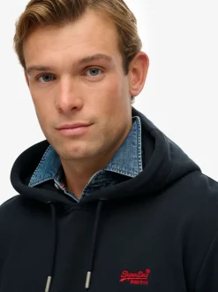 Superdry Eclipse Navy Essential Logo Hoodie