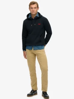Superdry Eclipse Navy Essential Logo Hoodie