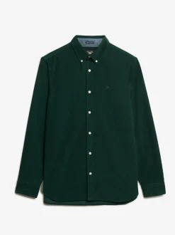 Superdry Green Classic Needle Cord Shirt