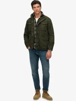 Superdry Green Cotton M65 Jacket