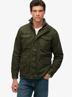 Superdry Green Cotton M65 Jacket
