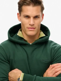 Superdry Green Essential Logo Hoodie