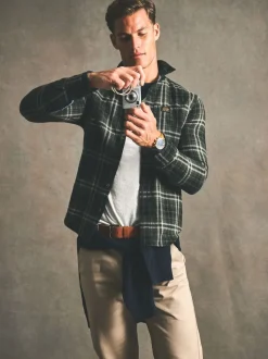 Superdry Green Long Sleeve Cotton Lumberjack Shirt