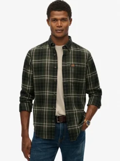Superdry Green Long Sleeve Cotton Lumberjack Shirt