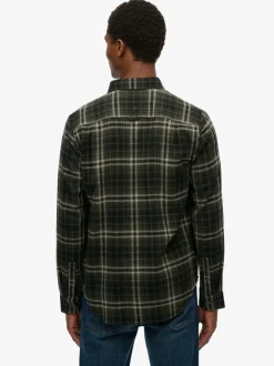 Superdry Green Long Sleeve Cotton Lumberjack Shirt