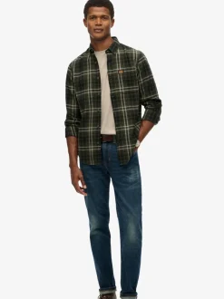 Superdry Green Long Sleeve Cotton Lumberjack Shirt