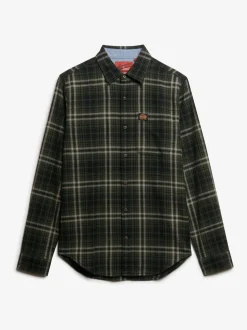 Superdry Green Long Sleeve Cotton Lumberjack Shirt