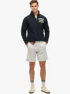 Superdry Grey Essential Logo Jersey Shorts