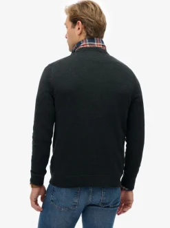 Superdry Grey Essentials Cotton Jumper