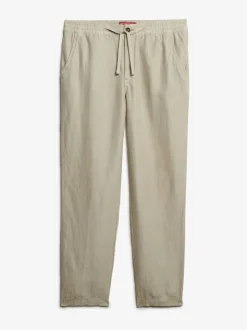 Superdry Grey The Merchant Store Linen Jogger
