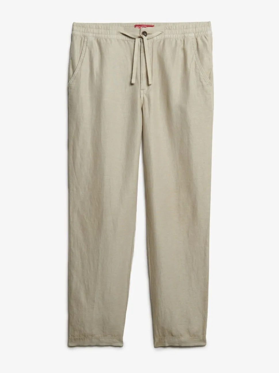Superdry Grey The Merchant Store Linen Jogger