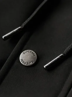 Superdry Jet Black Everest Hooded Puffer Gilet
