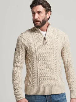 Superdry Natural Jacob Henley Jumper