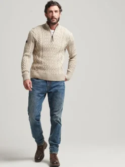 Superdry Natural Jacob Henley Jumper