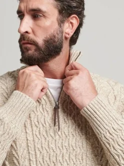 Superdry Natural Jacob Henley Jumper
