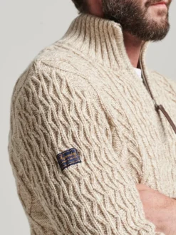Superdry Natural Jacob Henley Jumper