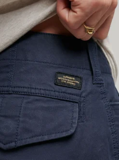 Superdry Navy Vintage Logo Cargo Shorts