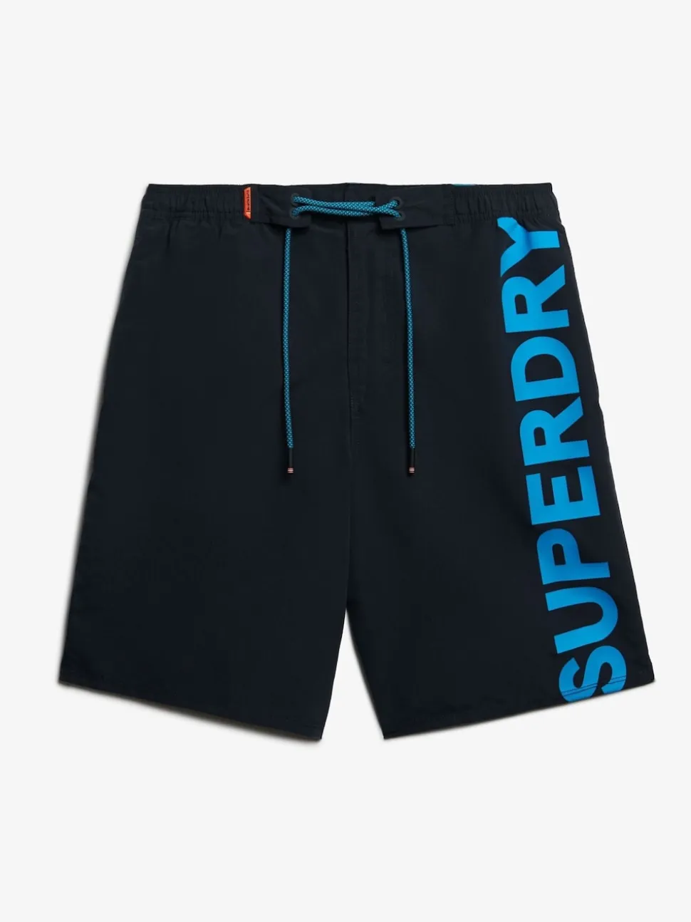 Superdry Navy/Turquoise Classic 19 Logo Board Shorts