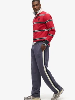Superdry Purple Athletic Essentials Straight Leg Joggers