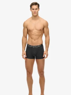 Superdry Raven Black Marl Boxers Triple Pack