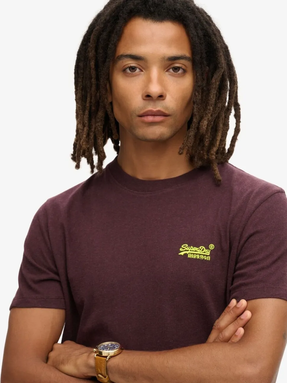 Superdry Red Essential Short Sleeve Embroidered T-Shirt