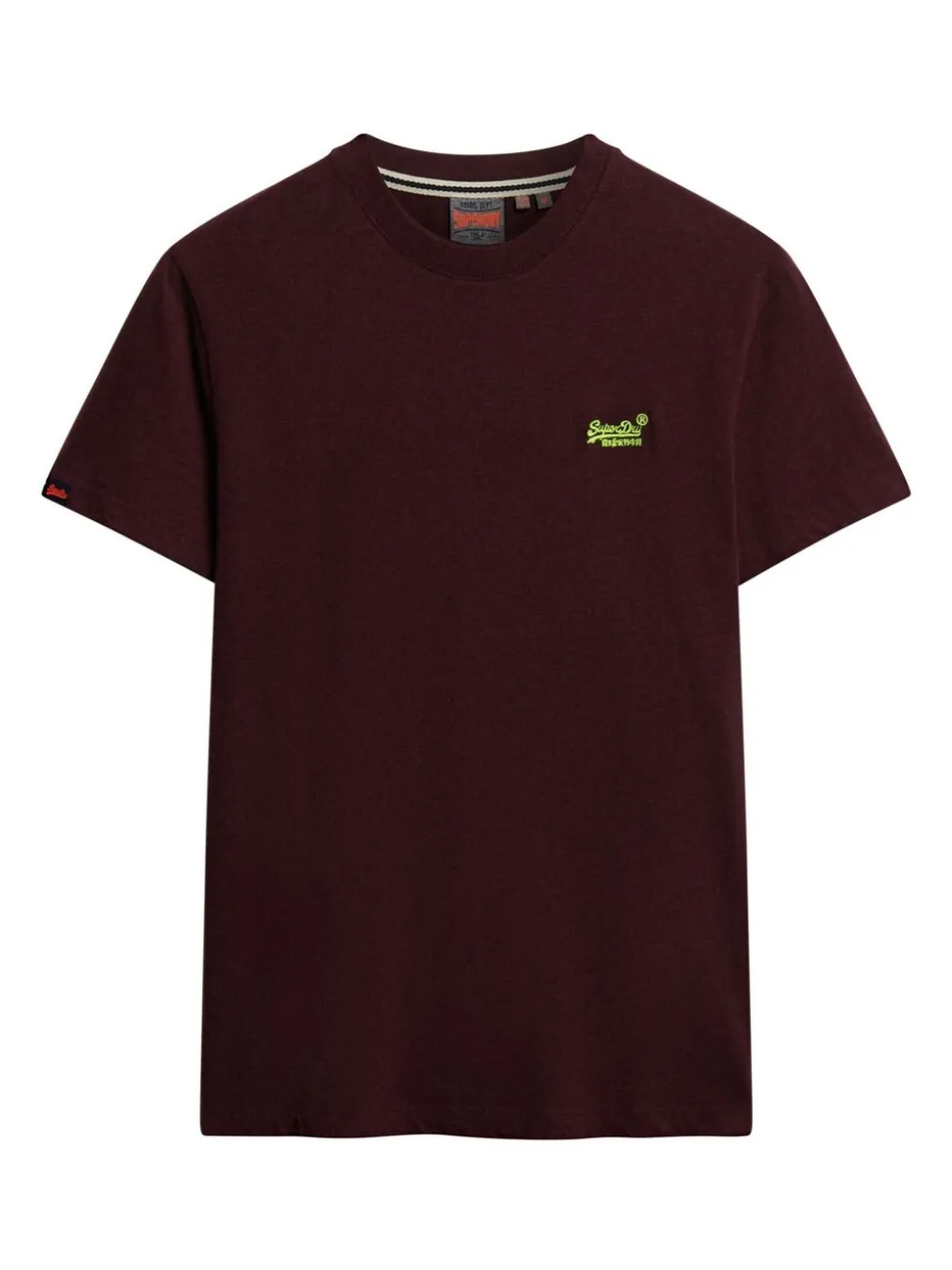 Superdry Red Essential Short Sleeve Embroidered T-Shirt