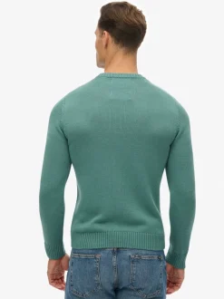 Superdry Teal Blue Cotton Jumper