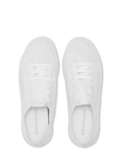 Superga 2740 Flower Sangallo Canvas White Trainers
