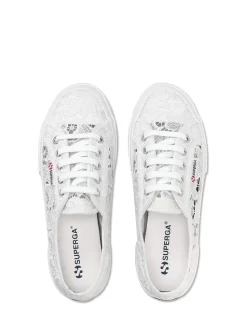 Superga 2750 MACRAME Canvas White Trainers