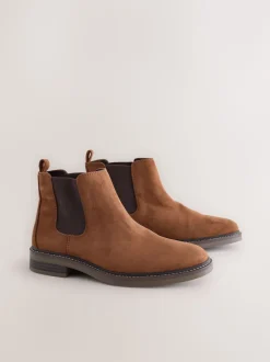 Tan Brown Chelsea Boots
