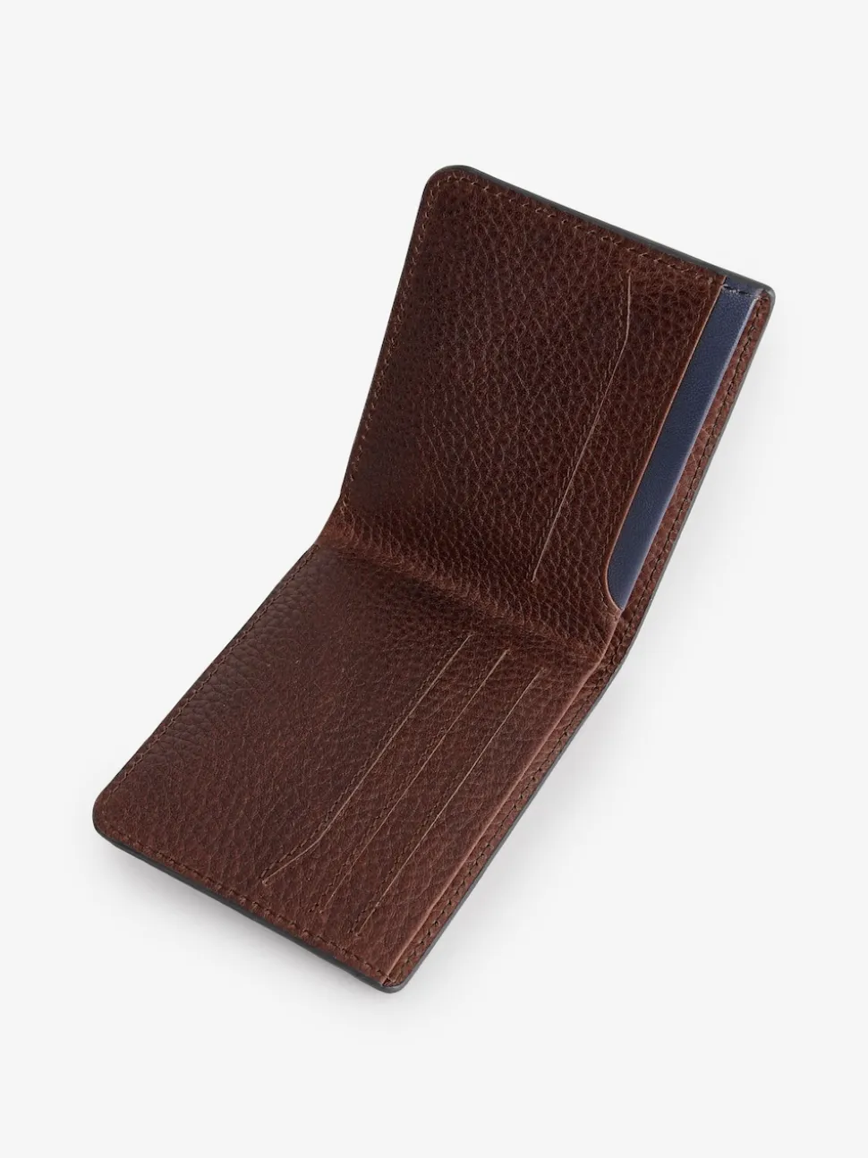 Tan Brown Grainy Leather Wallet