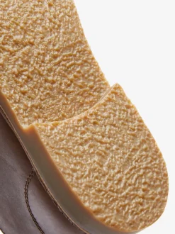 Tan Brown Leather Desert Boots