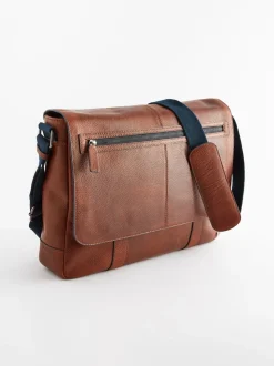 Tan Brown Messenger Bag
